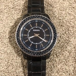 Plastic fossil watch